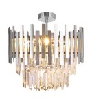 Ceiling lamps with crystals - Milagro Plafond ASPEN CHROME 6xE14 ML8809 - product 5