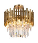 Ceiling lamps with crystals - Milagro Plafond ASPEN GOLD 6xE14 ML8810 - product 1