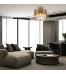 Ceiling lamps with crystals - Milagro Plafond ASPEN GOLD 6xE14 ML8810 - product 2