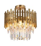 Ceiling lamps with crystals - Milagro Plafond ASPEN GOLD 6xE14 ML8810 - product 5