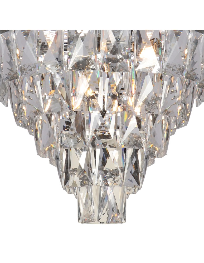 Ceiling lamps with crystals - Milagro Plafond CHELSEA CHROME 6xE14 ML8811 - product kolory-swiatla.pl 2