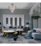 Ceiling lamps with crystals - Milagro Plafond CHELSEA CHROME 6xE14 ML8811 - product 4