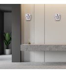 Crystal wall lamps - Milagro Wall lamp CARISMA CHROME 2xE14 ML8887 - product 2