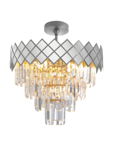 Milagro Plafond CARISMA CHROME 9xE14 ML8888