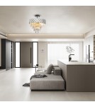 Ceiling lamps with crystals - Milagro Plafond CARISMA CHROME 9xE14 ML8888 - product 3