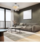 Ceiling lamps with crystals - Milagro Plafond CARISMA CHROME 9xE14 ML8888 - product 4