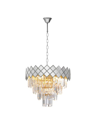 Milagro Chandelier CARISMA CHROME 9xE14 ML8889
