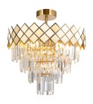 Ceiling lamps with crystals - Milagro Plafond CARISMA GOLD 9xE14 ML8891 - product 6