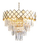 Crystal pendant lamps - Milagro CARISMA GOLD 9xE14 chandelier ML8892 - product 2
