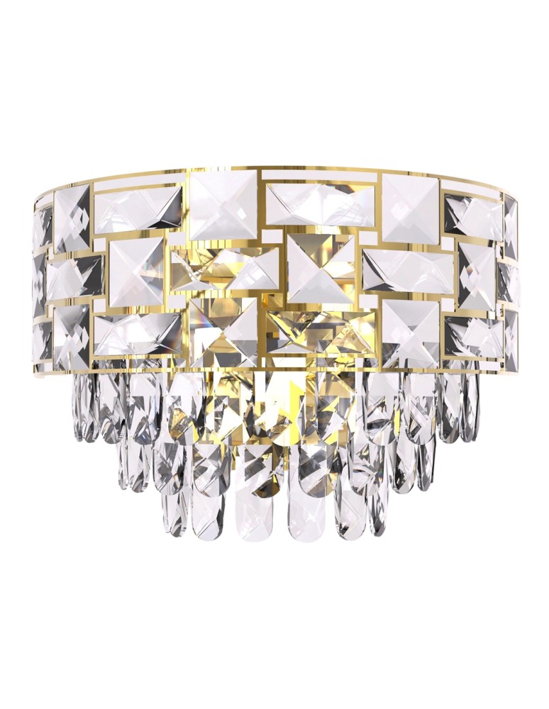 Crystal wall lamps - Milagro Wall lamp LUXURIA 2xE14 ML8893 - product kolory-swiatla.pl 1