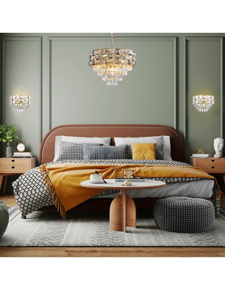 Crystal wall lamps - Milagro Wall lamp LUXURIA 2xE14 ML8893 - product kolory-swiatla.pl 2