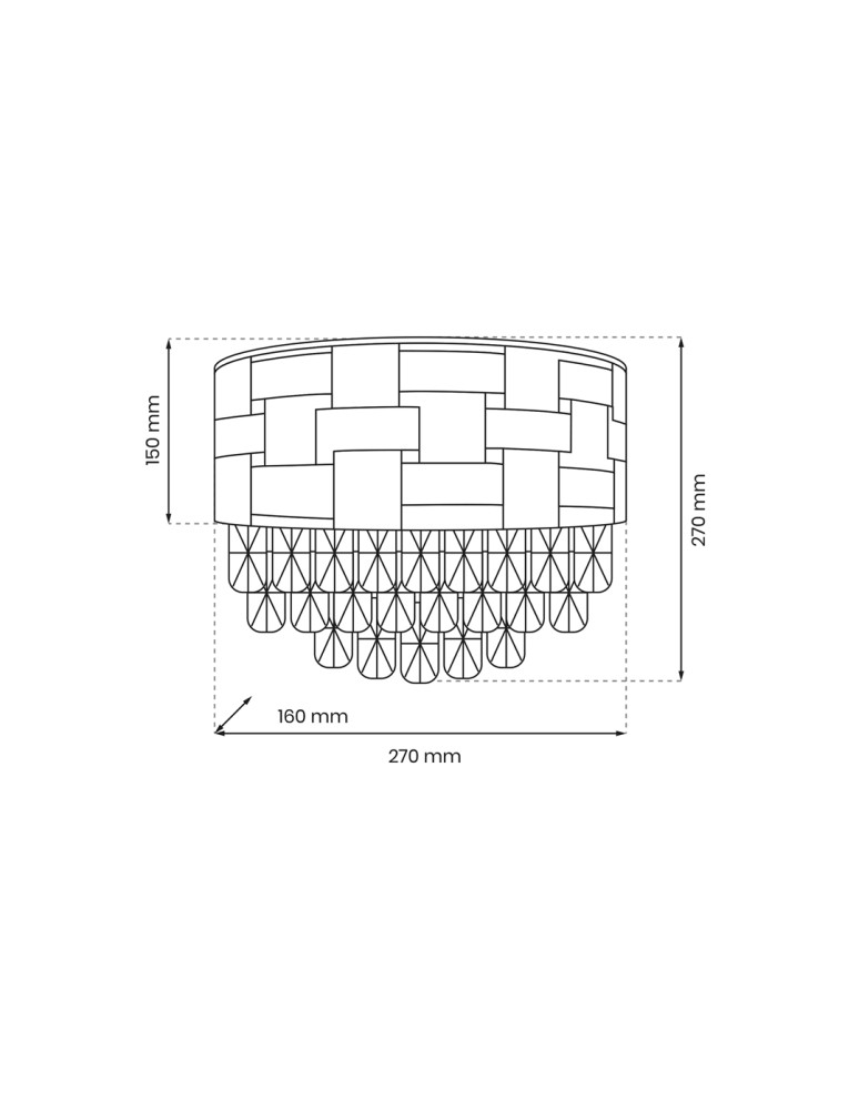 Crystal wall lamps - Milagro Wall lamp LUXURIA 2xE14 ML8893 - product kolory-swiatla.pl 4