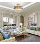 Ceiling lamps with crystals - Milagro Plafond LUXURIA 9xE14 ML8894 - product 4