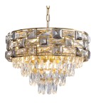 Crystal pendant lamps - Milagro LUXURIA 9xE14 chandelier ML8895 - product 2