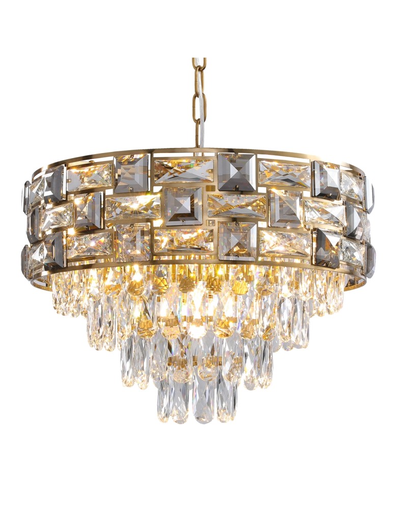 Crystal pendant lamps - Milagro LUXURIA 9xE14 chandelier ML8895 - product kolory-swiatla.pl 2