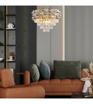 Crystal pendant lamps - Milagro LUXURIA 9xE14 chandelier ML8895 - product 3