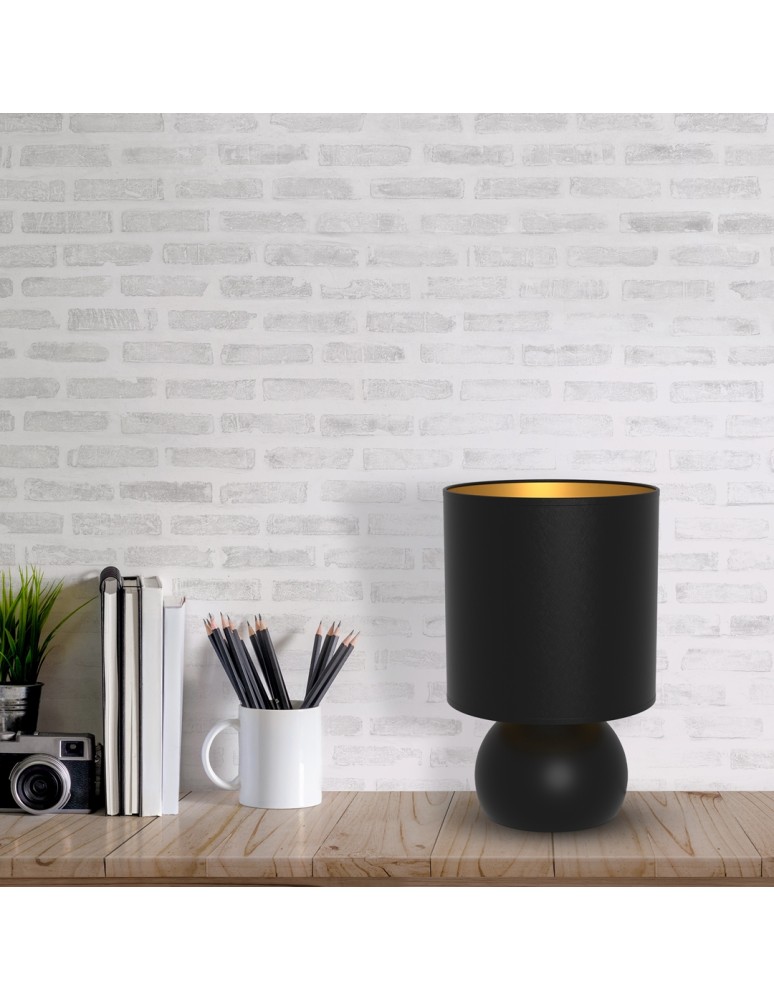 Nightlights - Milagro VICKY BLACK 1xE27 bedside lamp MLP8901 - product kolory-swiatla.pl 2