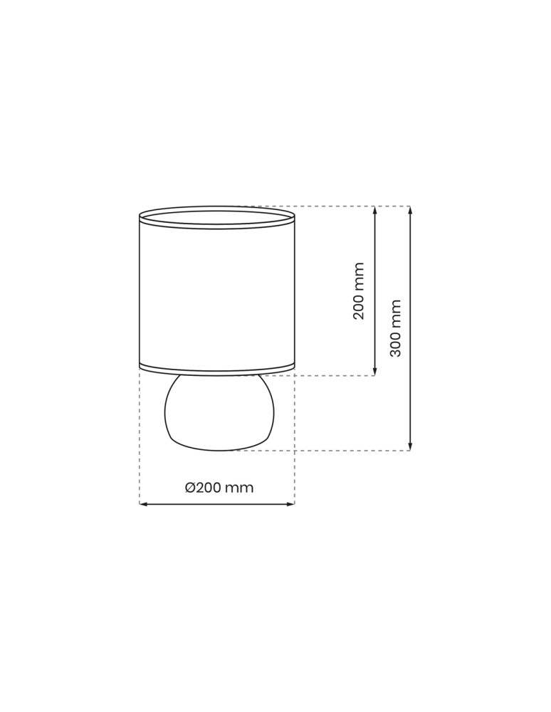 Nightlights - Milagro VICKY BLACK 1xE27 bedside lamp MLP8901 - product kolory-swiatla.pl 4