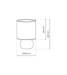 Nightlights - Milagro VICKY GREEN 1xE27 bedside lamp MLP8902 - product 4