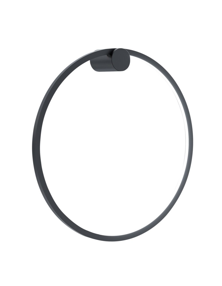 Ring wall lamps - Milagro Wall lamp Saturno Black 25W LED ML8850 - product kolory-swiatla.pl 1