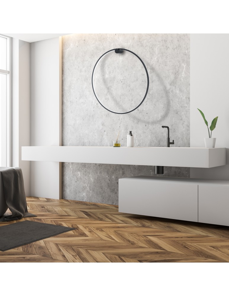 Ring wall lamps - Milagro Wall lamp Saturno Black 46W LED ML8852 - product kolory-swiatla.pl 3