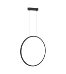 Pendant lamps circles - Milagro Saturno Black 28W LED pendant lamp ML8854 - product 1