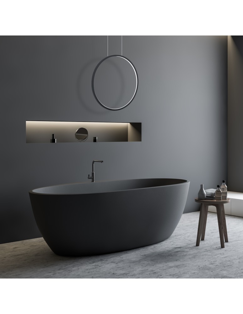 Pendant lamps circles - Milagro Saturno Black 28W LED pendant lamp ML8854 - product kolory-swiatla.pl 4