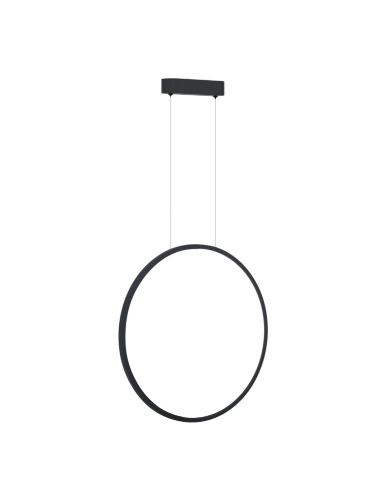 Pendant lamps circles - Milagro Saturno Black 28W LED pendant lamp ML8854 - product kolory-swiatla.pl 6