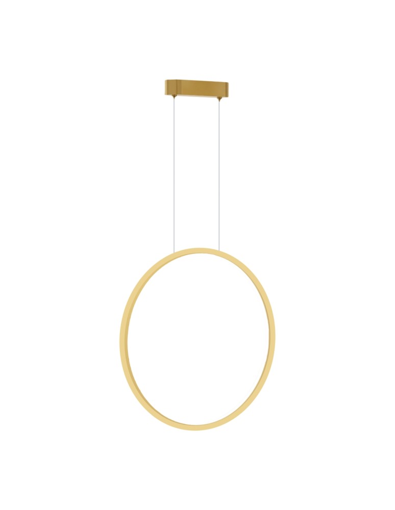 Pendant lamps circles - Milagro Saturno Gold 28W LED pendant lamp ML8855 - product kolory-swiatla.pl 1