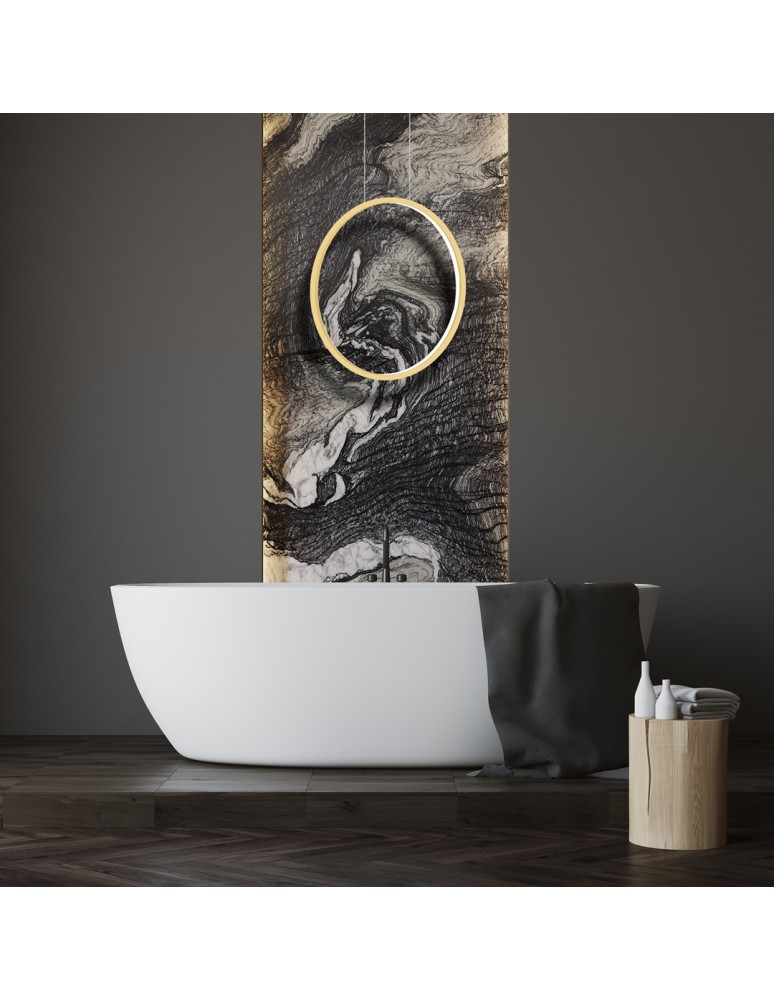 Pendant lamps circles - Milagro Saturno Gold 28W LED pendant lamp ML8855 - product kolory-swiatla.pl 4