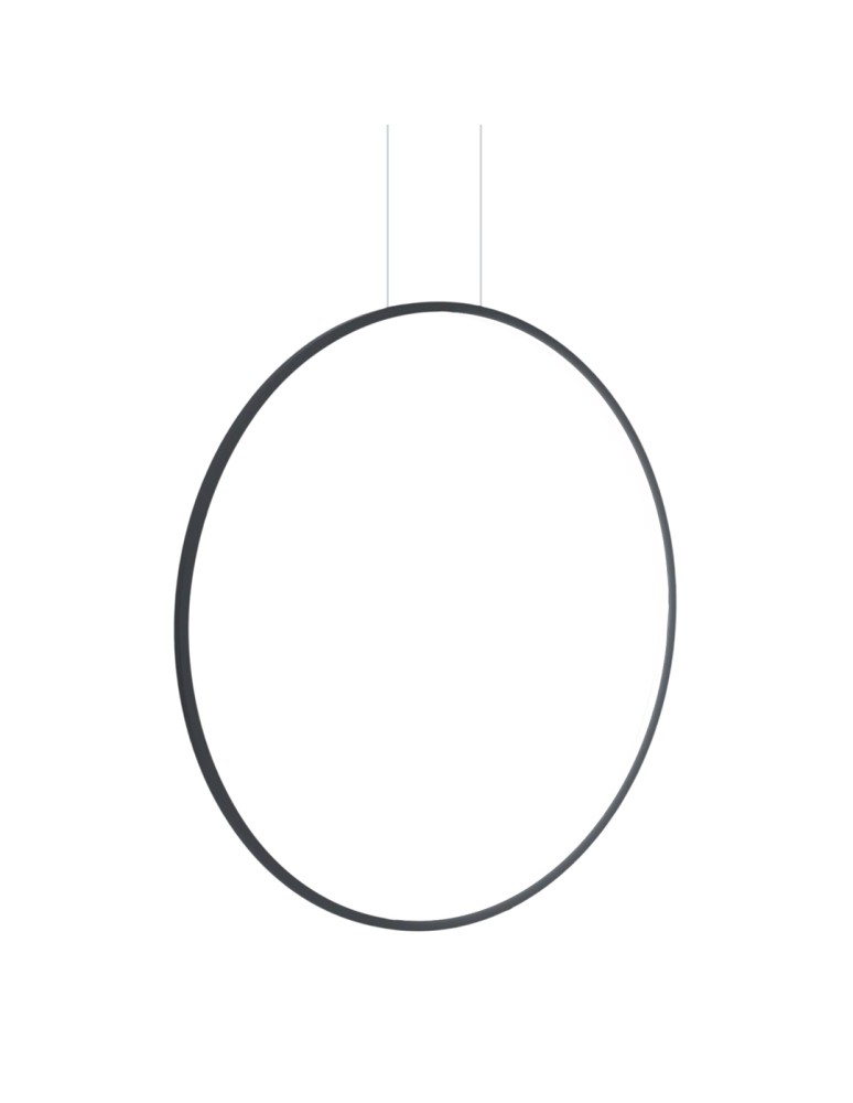 Pendant lamps circles - Milagro Saturno Black 46W LED pendant lamp ML8856 - product kolory-swiatla.pl 2