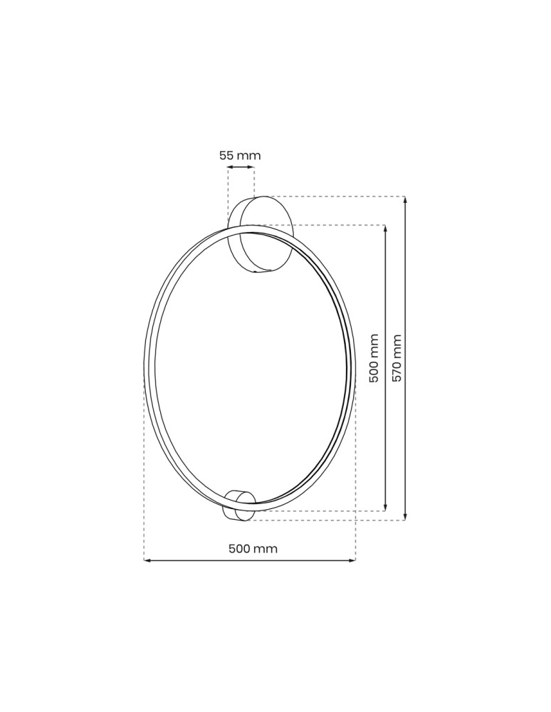 Modern ceiling lamps - Milagro Saturno Black 25W LED ceiling lamp ML8858 - product kolory-swiatla.pl 4