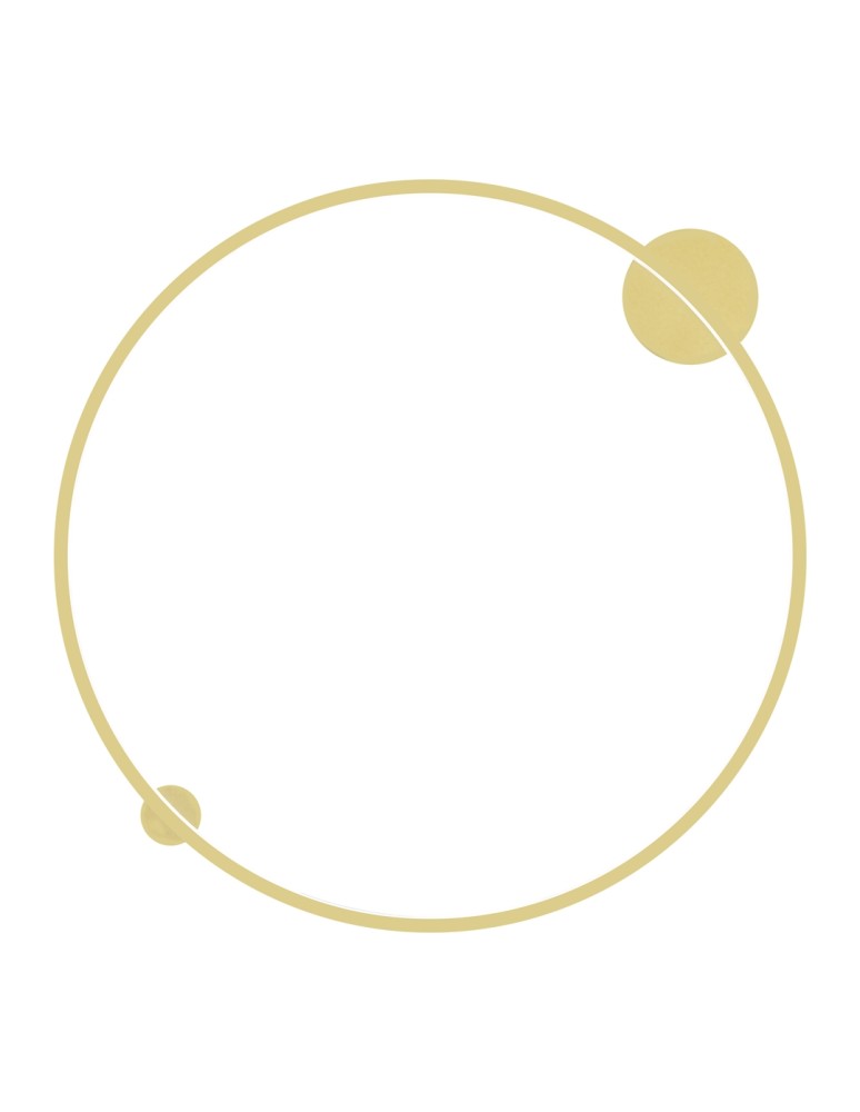 Modern ceiling lamps - Milagro Saturno Gold 46W LED ceiling lamp ML8861 - product kolory-swiatla.pl 1