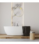 Modern ceiling lamps - Milagro Saturno Gold 46W LED ceiling lamp ML8861 - product 3