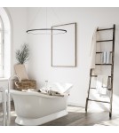 Pendant lamps circles - Milagro Saturno Black 57W LED pendant lamp ML8862 - product 4