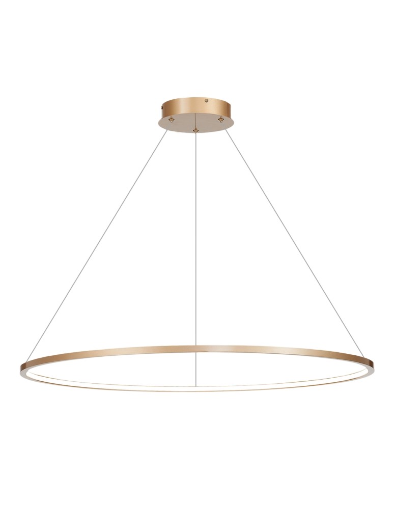 Pendant lamps circles - Milagro Saturno Gold 57W LED pendant lamp ML8863 - product kolory-swiatla.pl 1