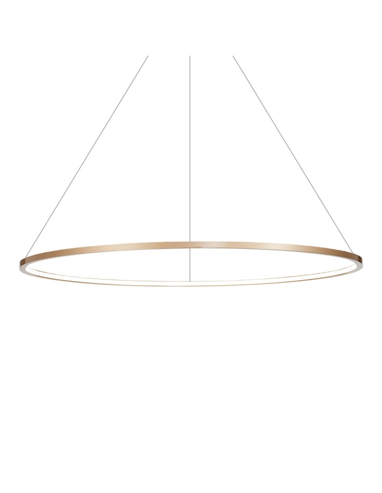 Pendant lamps circles - Milagro Saturno Gold 57W LED pendant lamp ML8863 - product kolory-swiatla.pl 2