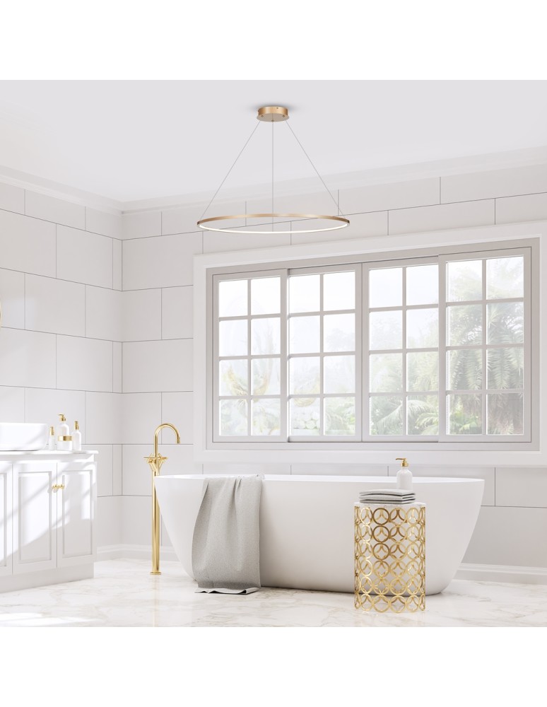 Pendant lamps circles - Milagro Saturno Gold 57W LED pendant lamp ML8863 - product kolory-swiatla.pl 4