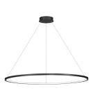 Pendant lamps circles - Milagro Saturno Black 65W LED pendant lamp ML8864 - product 1