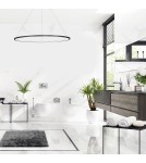 Pendant lamps circles - Milagro Saturno Black 65W LED pendant lamp ML8864 - product 3