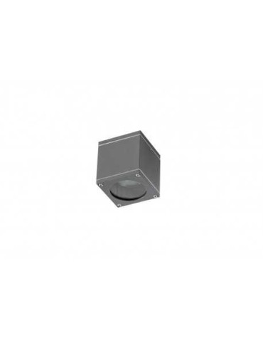 Azzardo JOE SQUARE 1xGU10 Outdoor Black Ceiling Light AZ4270