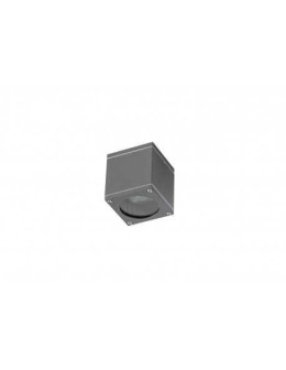 Azzardo JOE SQUARE 1xGU10 Outdoor Black Ceiling Light AZ4270