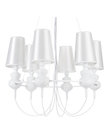 Step into Design QUEEN-6 pendant lamp white 
