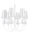 Step into Design QUEEN-6 pendant lamp white 