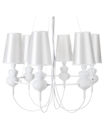 Step into Design QUEEN-6 pendant lamp white  - product 2