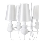 Designer pendant lamps - Step into Design QUEEN-6 pendant lamp white  - product 7