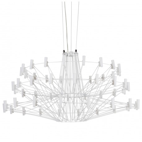 Step into Design Lampa wisząca MADAME L biała 100cm