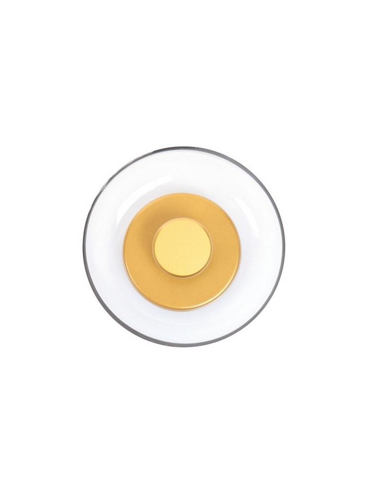 Designer wall lamps - Step into Design DISCO LED wall lamp gold 23cm.  - product kolory-swiatla.pl 2