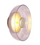 Designer wall lamps - Step into Design DISCO LED wall lamp gold 23cm.  - product 1