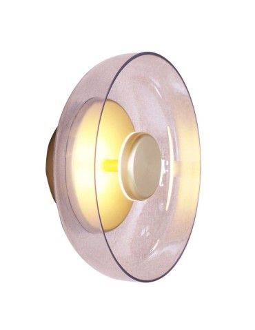 Step into Design DISCO LED wall lamp gold 23cm. 